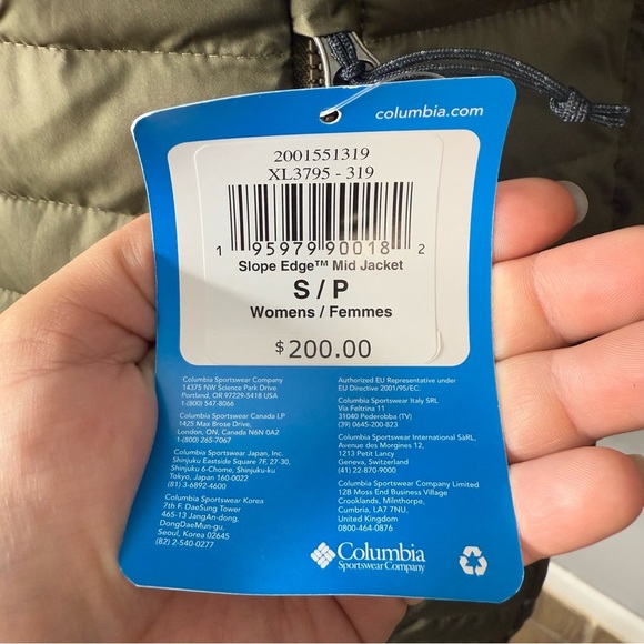 Columbia Olive Hooded Jacket - Picture 5 of 11